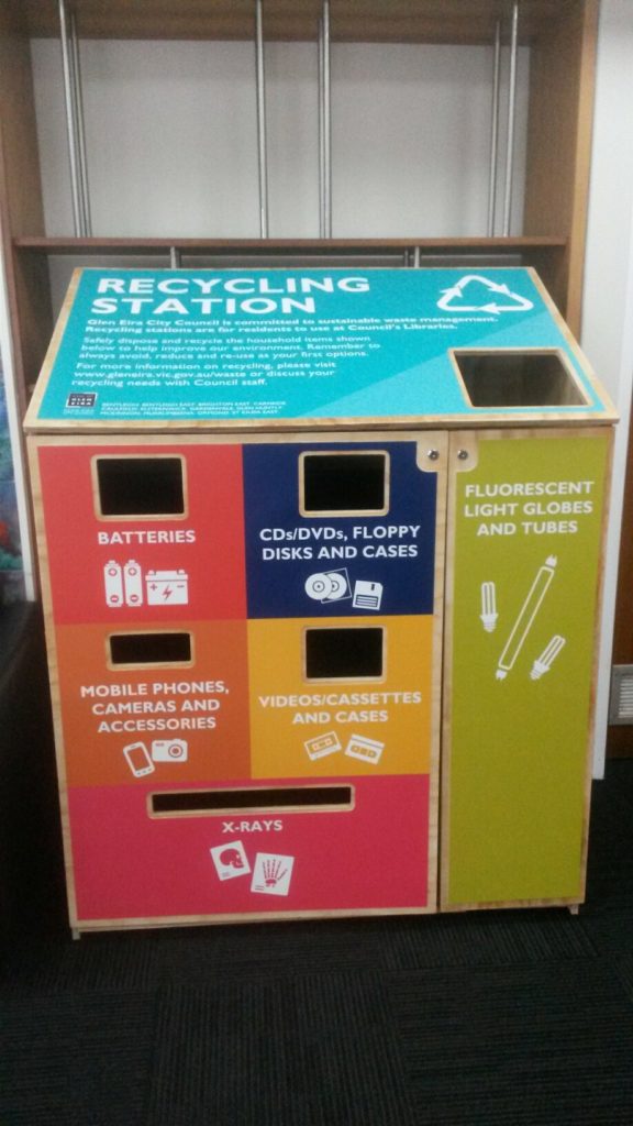 Recycling at Glen Eira Libraries Jewish Ecological Coalition